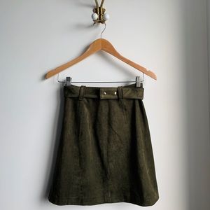 H&M Suede Skirt